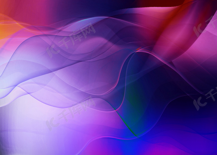 紫色抽象线条