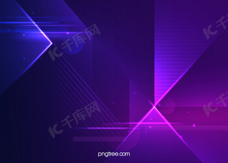 紫色三角形流光光效背景