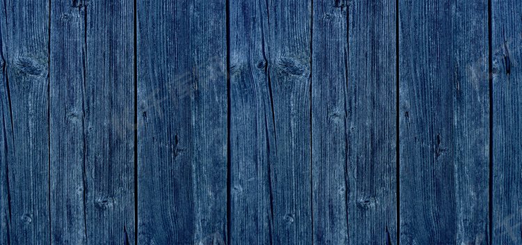 简约深蓝色木板木纹纹理bann