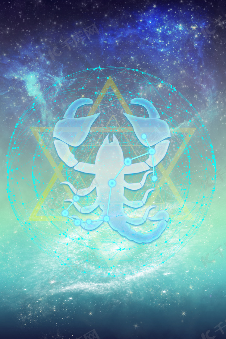唯美星空十二星座之天蝎座