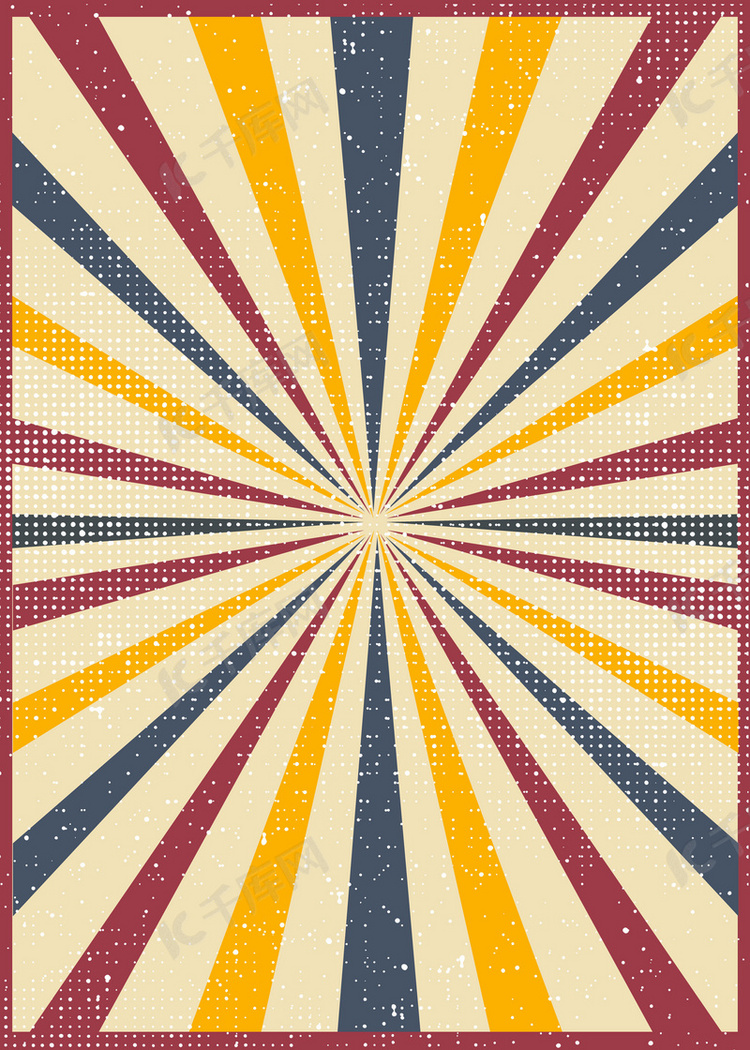 红黄蓝相间复古circus background背景图片免费下载-千库网