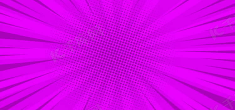 紫色波点放射形状波普背景