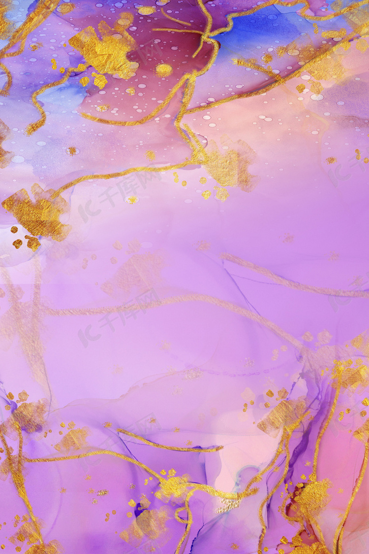 鎏金底纹纹理粉紫色背景