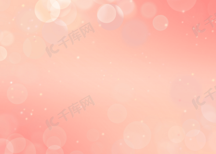 粉色玫瑰金气泡抽象背景