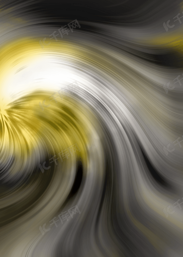 黄黑抽象光纤线感背景