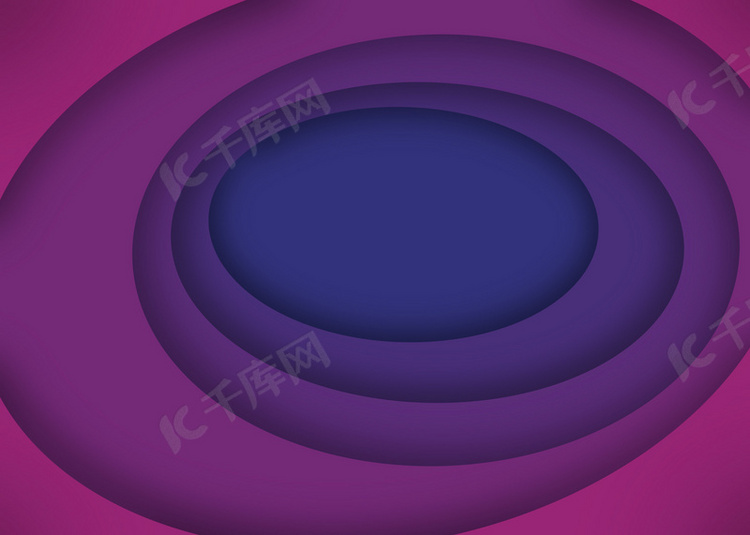蓝紫色剪纸效果抽象背景