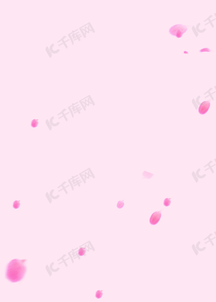 粉色花瓣简单背景