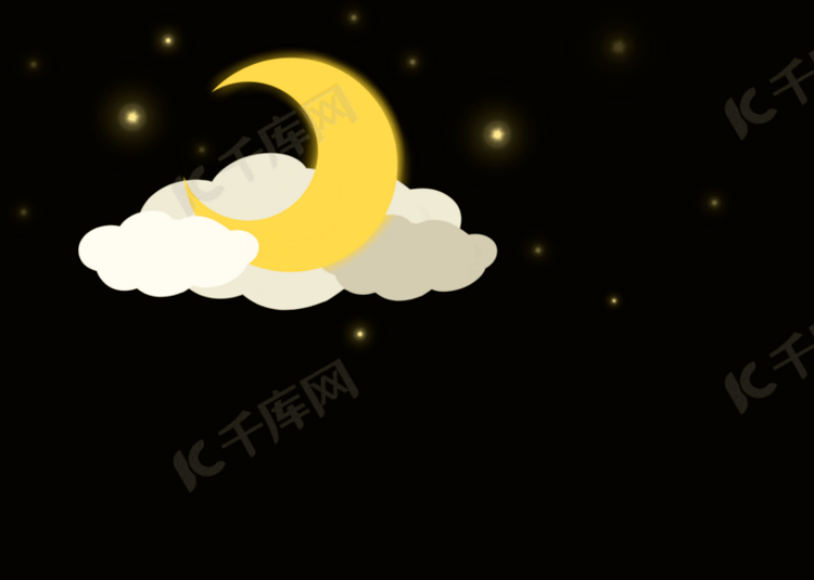 板绘夜晚星空画