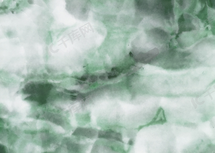 白色烟雾图案绿色大理石纹理背景