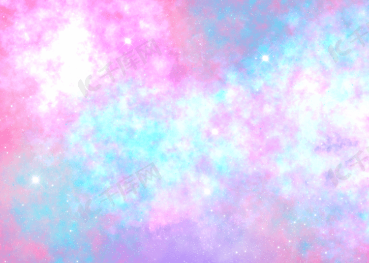 粉紫色银河闪光背景