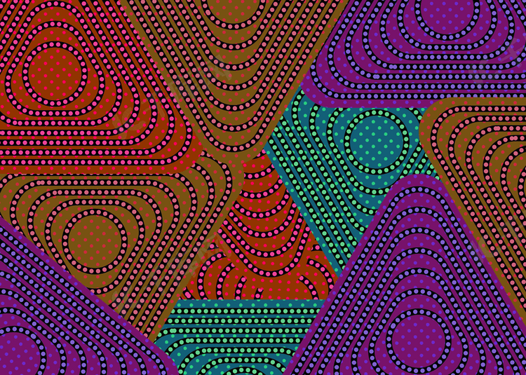 彩色圆点几何背景抽象背景现代