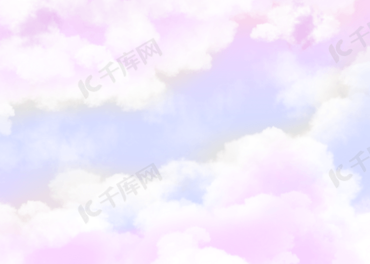 粉色紫色渐变天空云彩背景