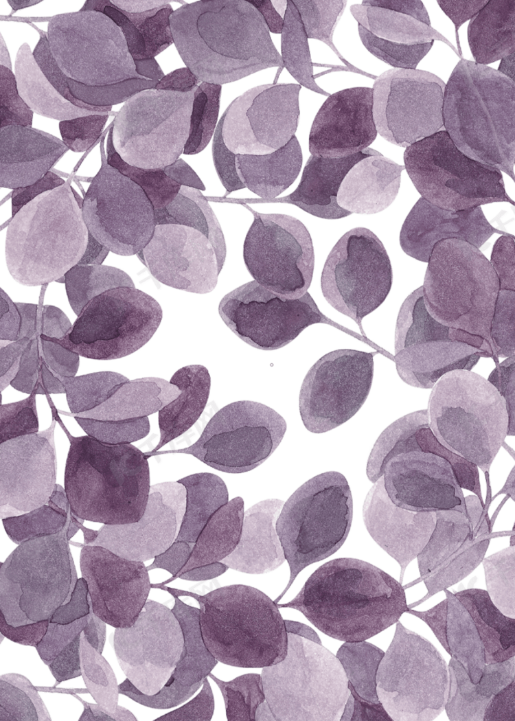 紫色干净植物背景