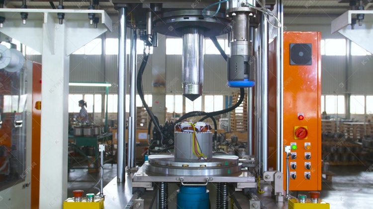 电机生产线自动化机器作业生产近