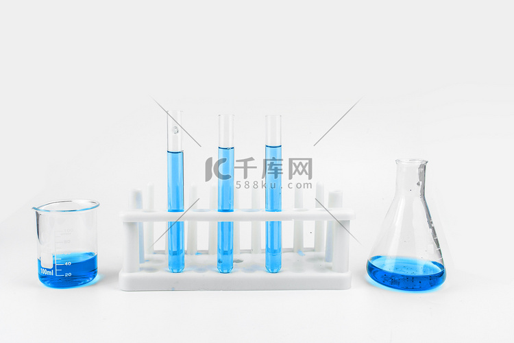 实验室试管仪器摄影图