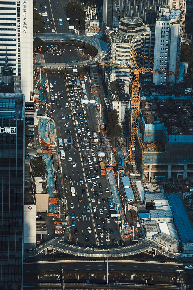 罗湖的道路交通摄影图