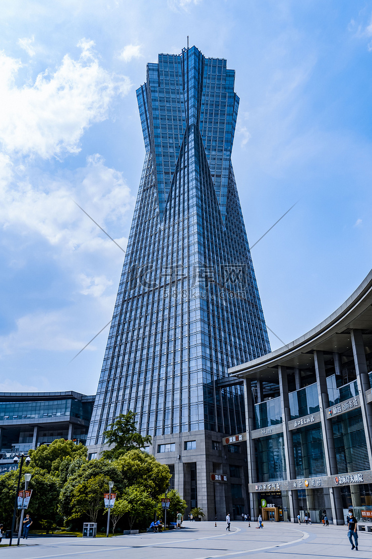 杭州建筑环球中心摄影图