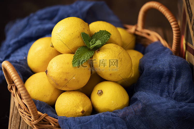 柠檬水果摄影图