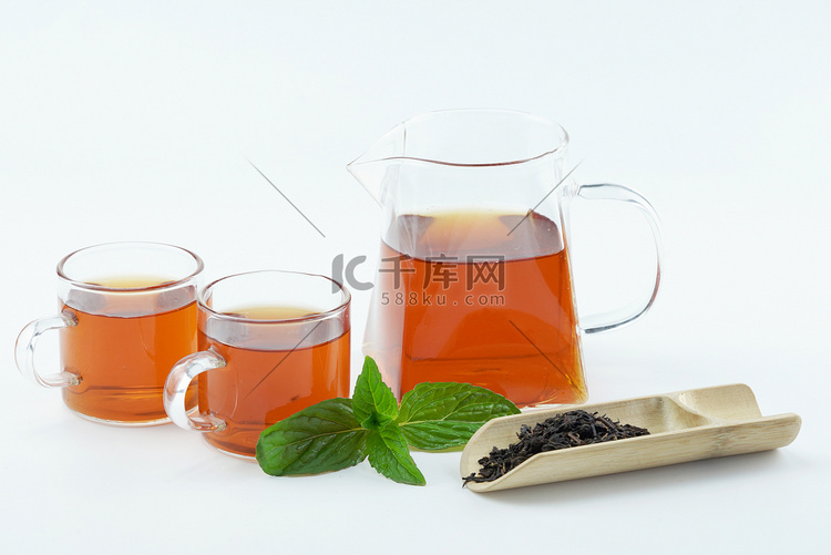 餐饮红茶茶饮茶杯摄影图