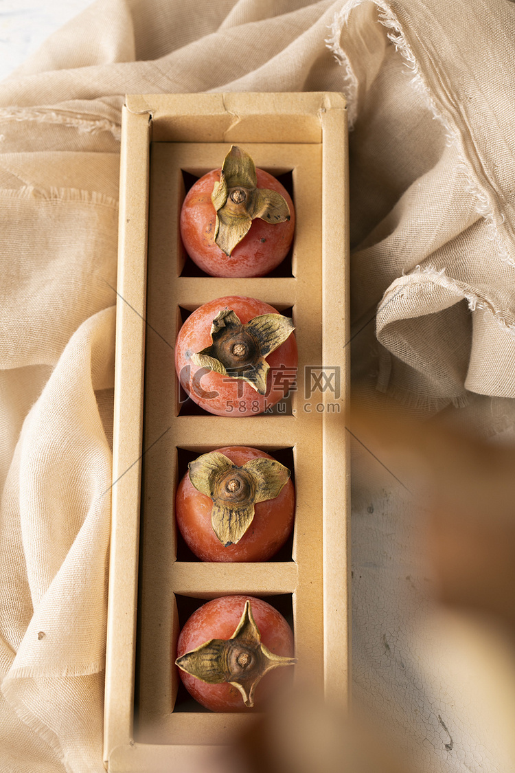 火晶柿子摄影图