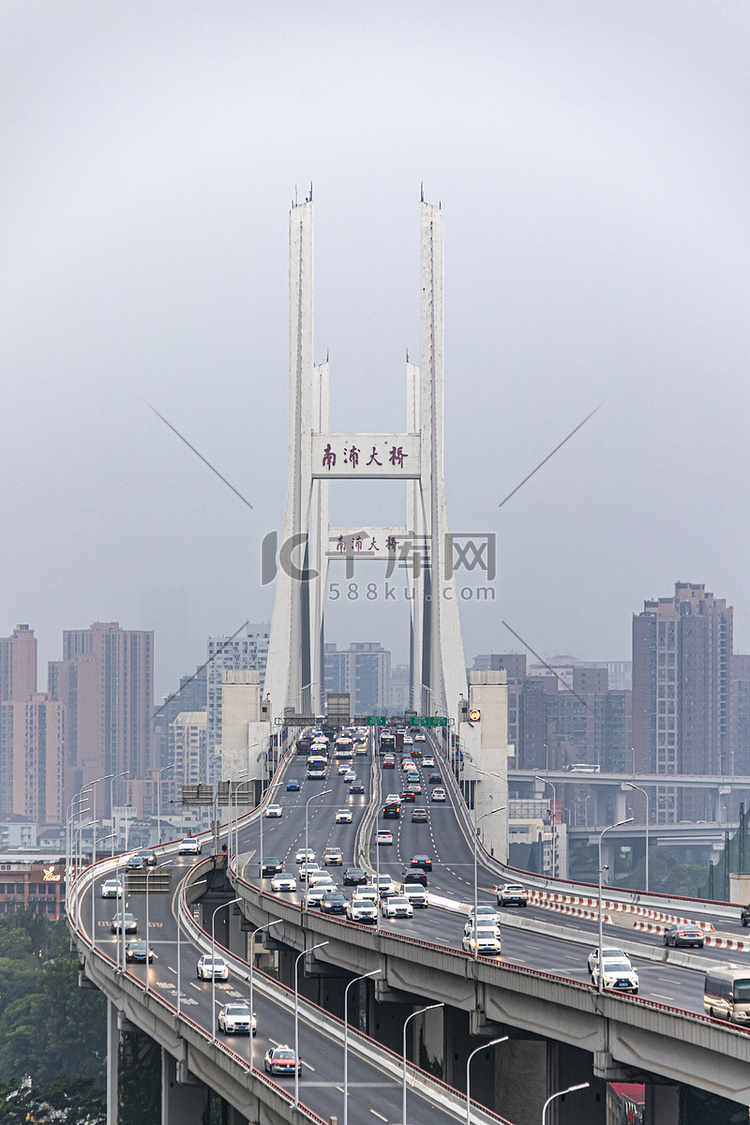 上海南浦大桥摄影图