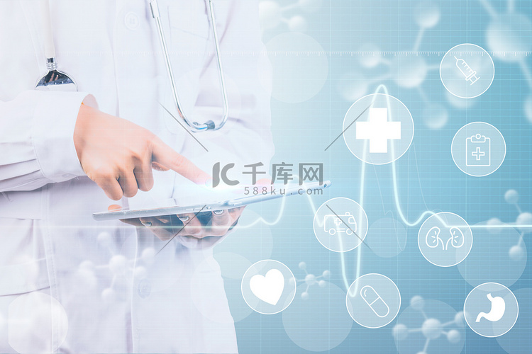 电子科技医疗现代技术医疗海报
