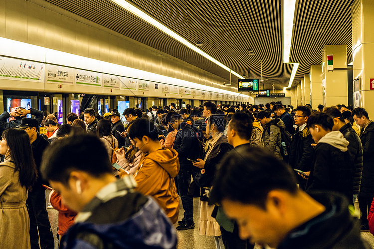上海地铁摄影图