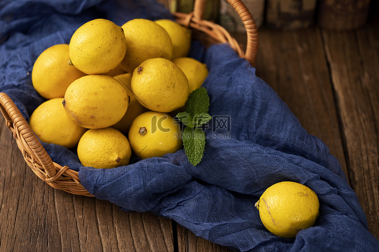 柠檬摄影图