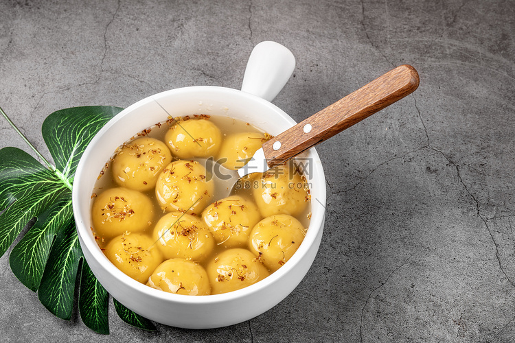 美味团圆传统小吃汤圆摄影图配图