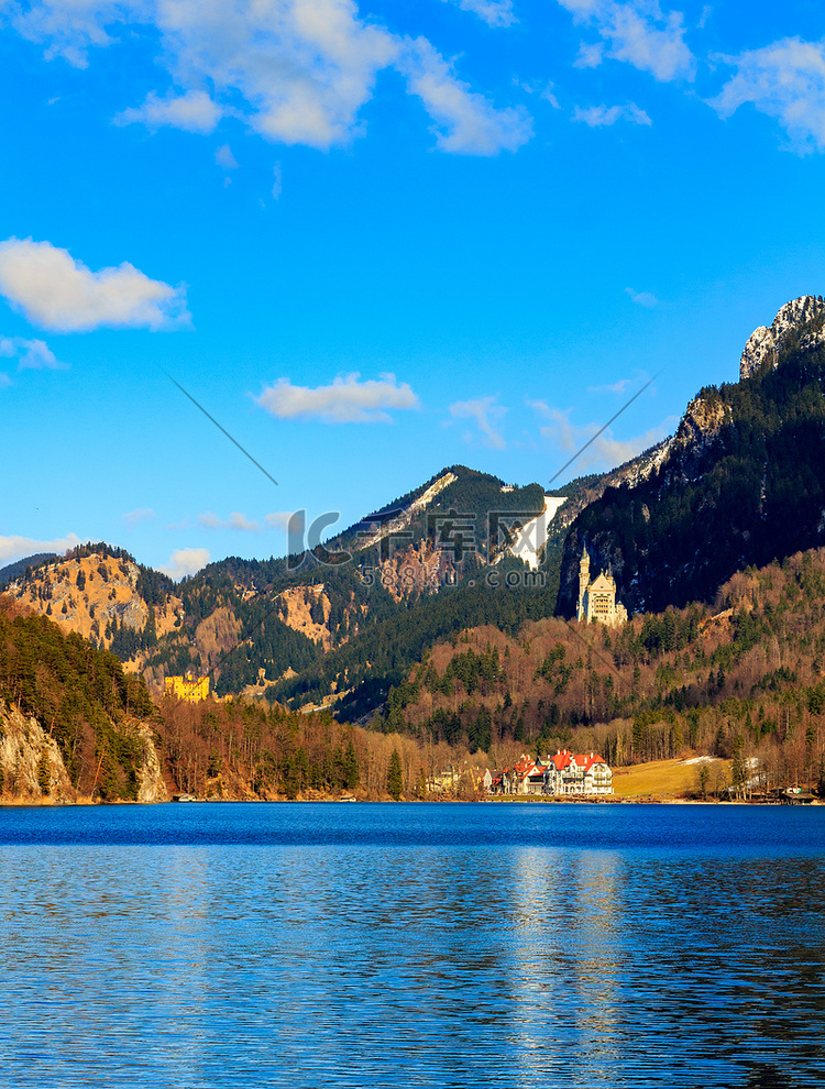 Alpsee 湖景观