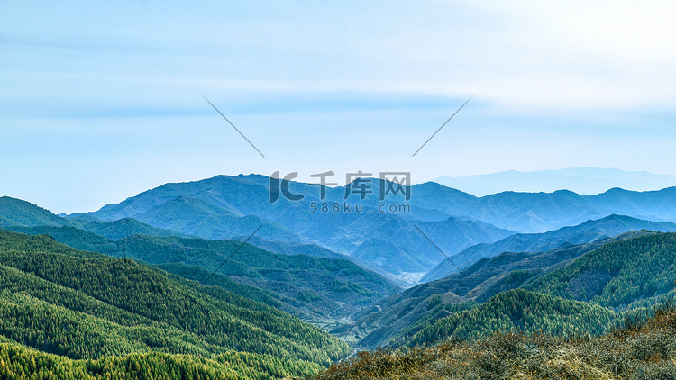 山峦植被上午山峦室外旅游摄影图