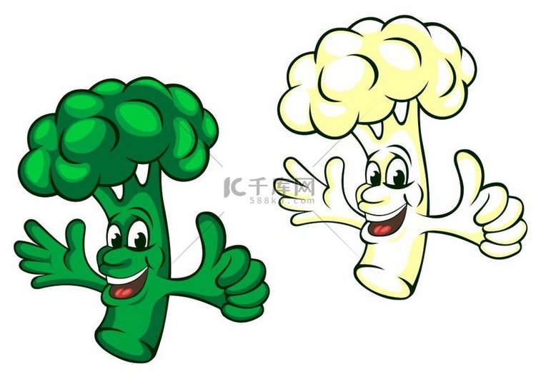用于生物食品设计的卡通风格西兰