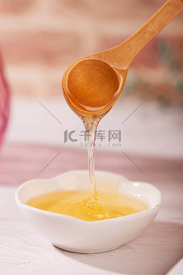 食材液体蜂蜜花蜜土特产摄影图配