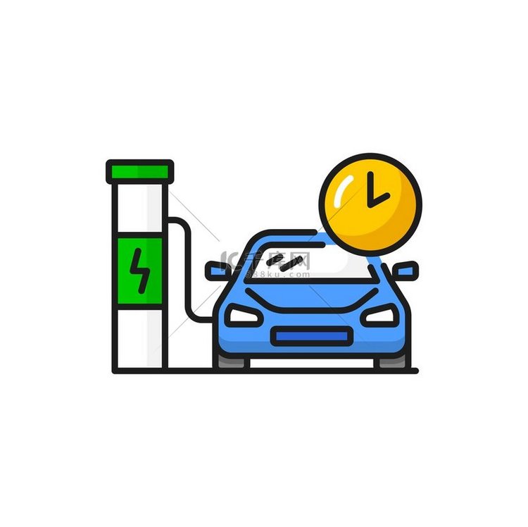 汽车共享服务及时充电加油或加油