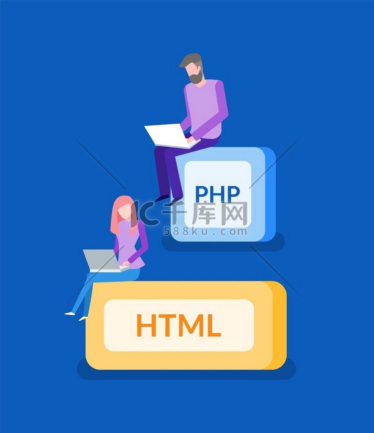 PHP 和 HTML，程序员工
