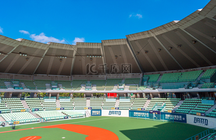 南京奥体中心棒球场馆摄影图配图