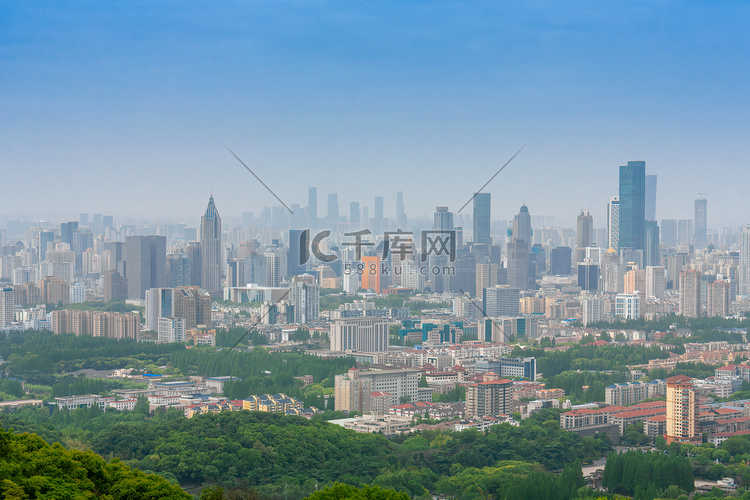江苏南京城市天际线摄影图配图