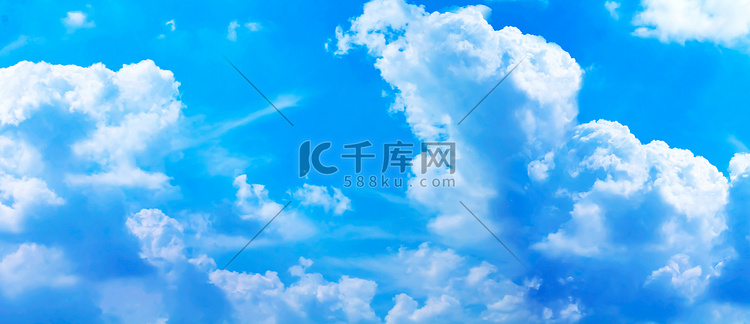 云层晌午蓝天白云天空自然摄影图