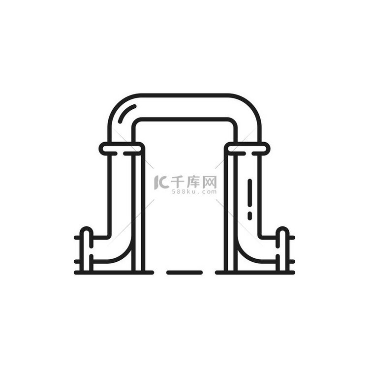 U 形工业水、气、油管道隔离轮