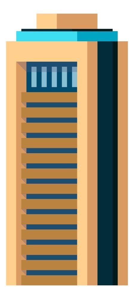 高层城市建筑城市摩天大楼的标志