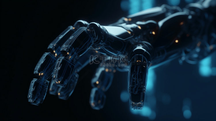 机械臂未来科技大数据人工智能科