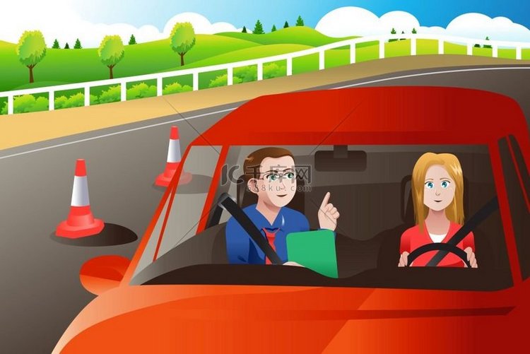 青少年在道路驾驶考试中与成人检