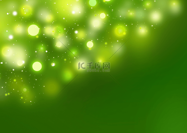 绿色光线光圈抽象背景壁纸