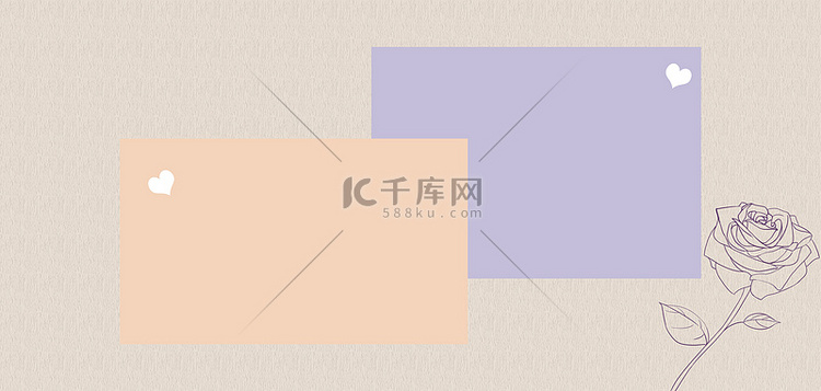 简约几何莫兰迪色扁平文艺banner