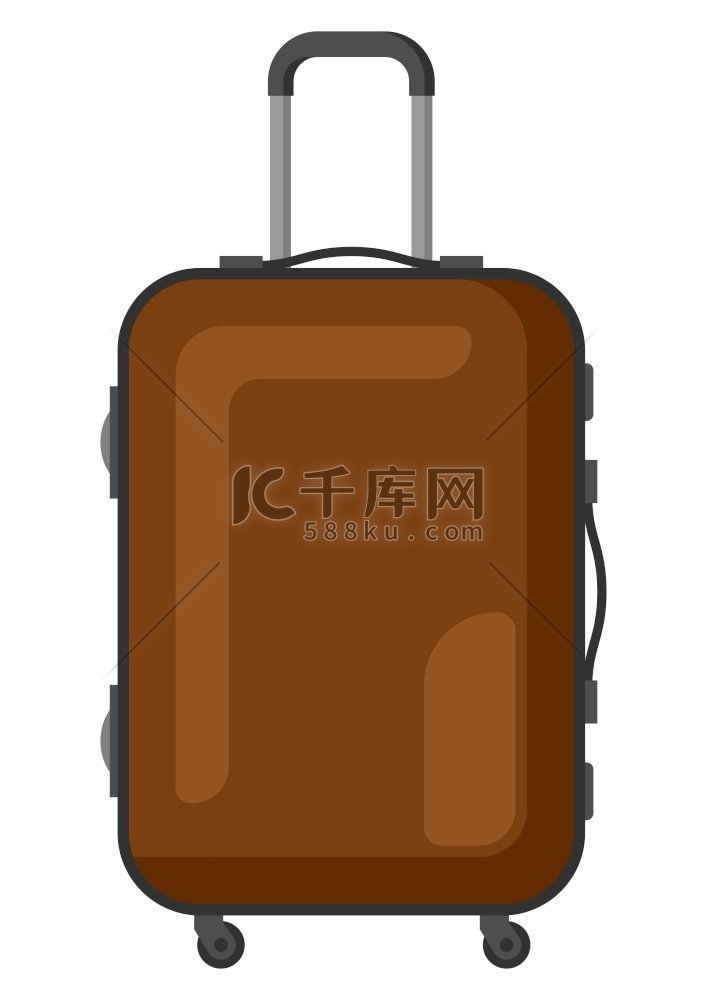 手提箱插图旅行或旅行的图像样式