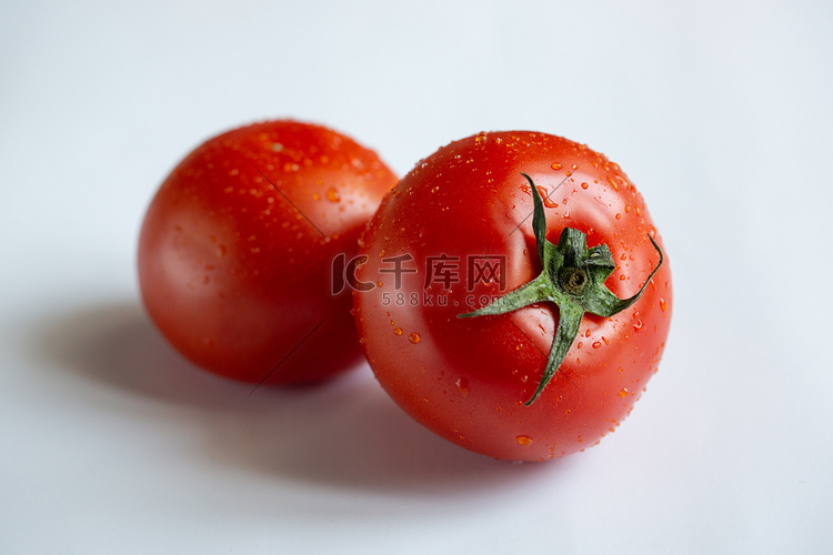 西红柿白底图健康红色新鲜摄影图