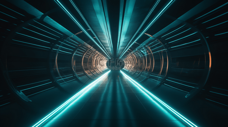 科技科幻隧道穿越