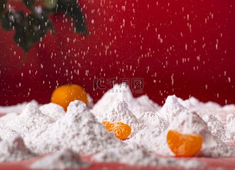 静物24节小雪小雪橘子美食摄影