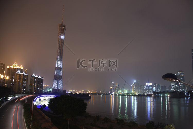 广州电视塔夜景