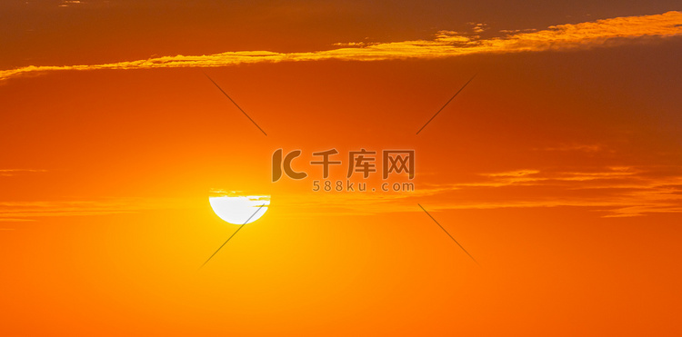 夏天风光夕阳太阳户外天空太阳露